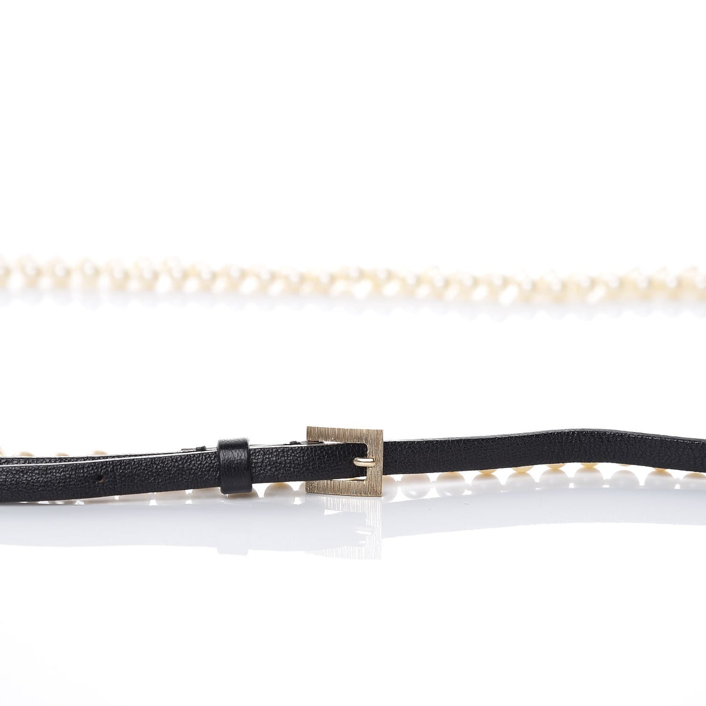 Lambskin Pearl Belt 90 36 Black