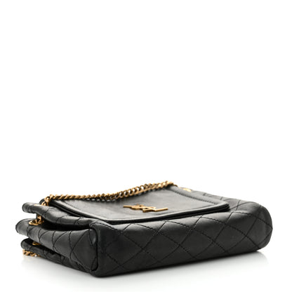 Saint Laurent Lambskin Quilted Monogram Mini Nolita Black 4 of 11