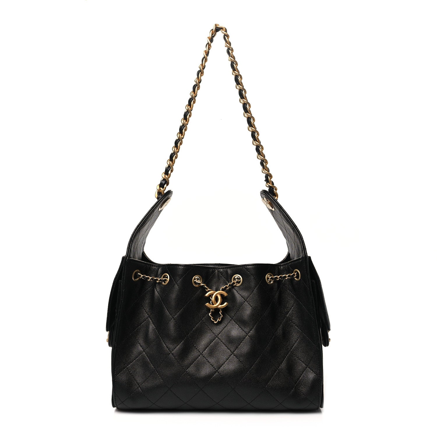 Chanel Caviar Quilted Small Chanel 25 Handbag Black 1 of 11