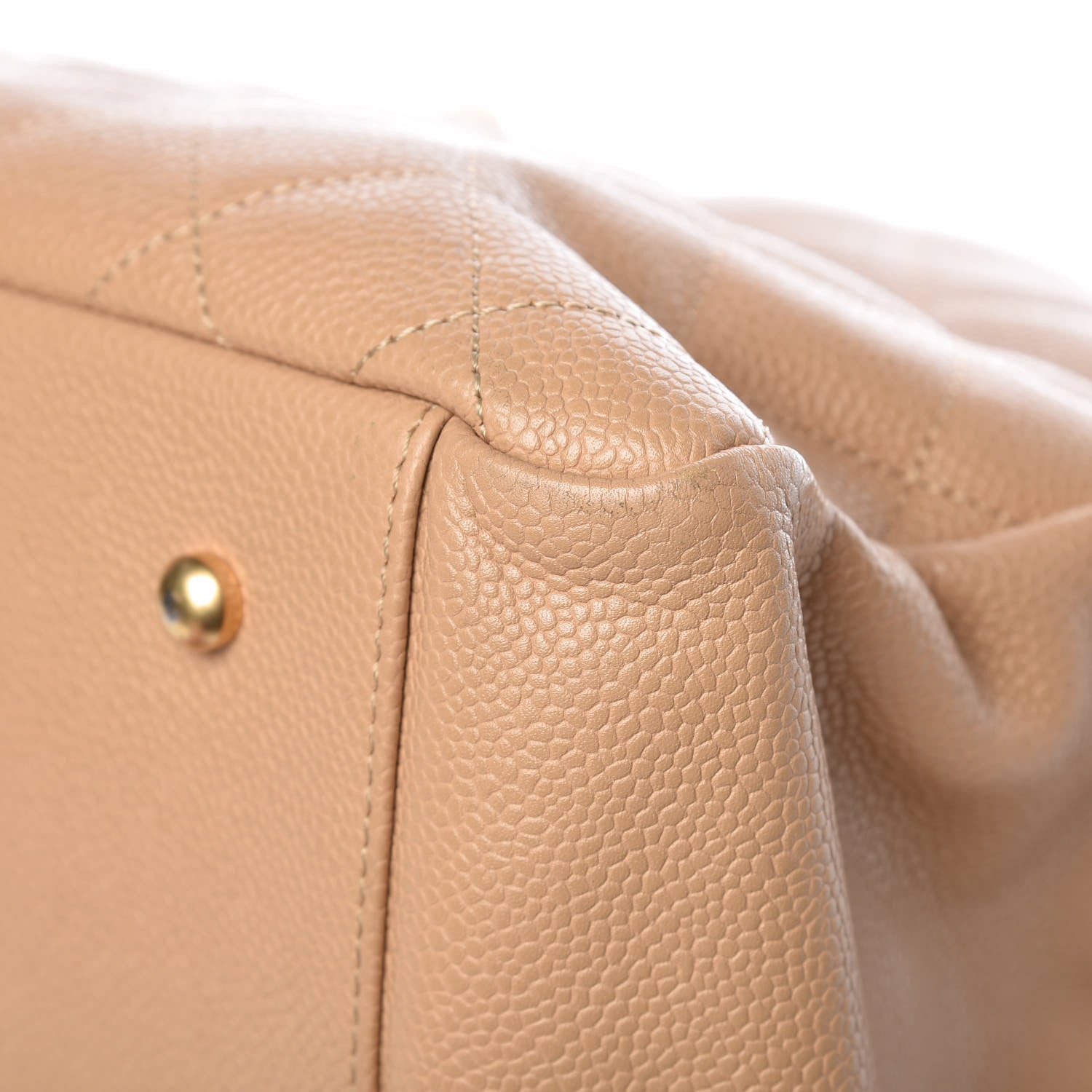 Chanel Caviar Quilted Grand Timeless Tote GTT Beige 14 of 21