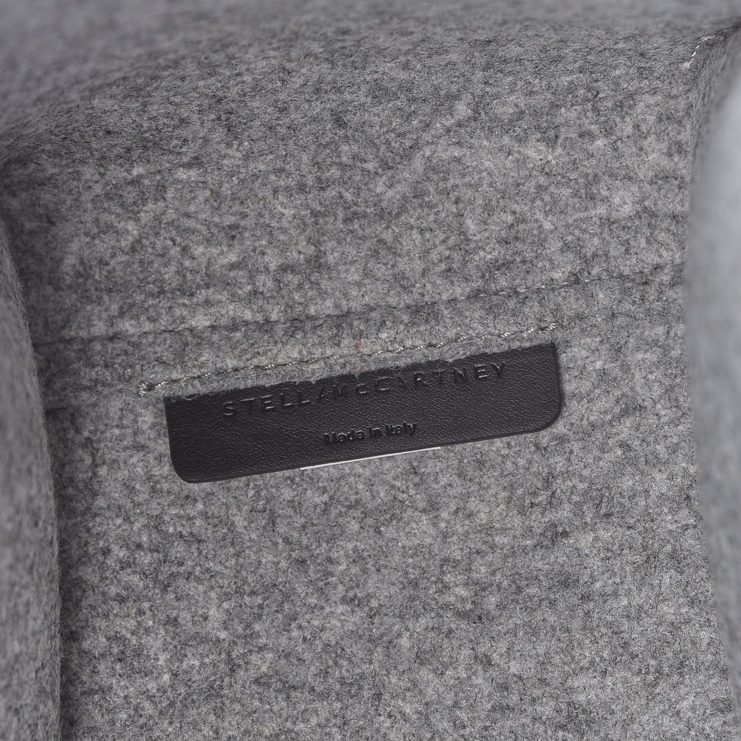 Stella McCartney Eco Felt East West Tote Smoke Slate 10 of 12