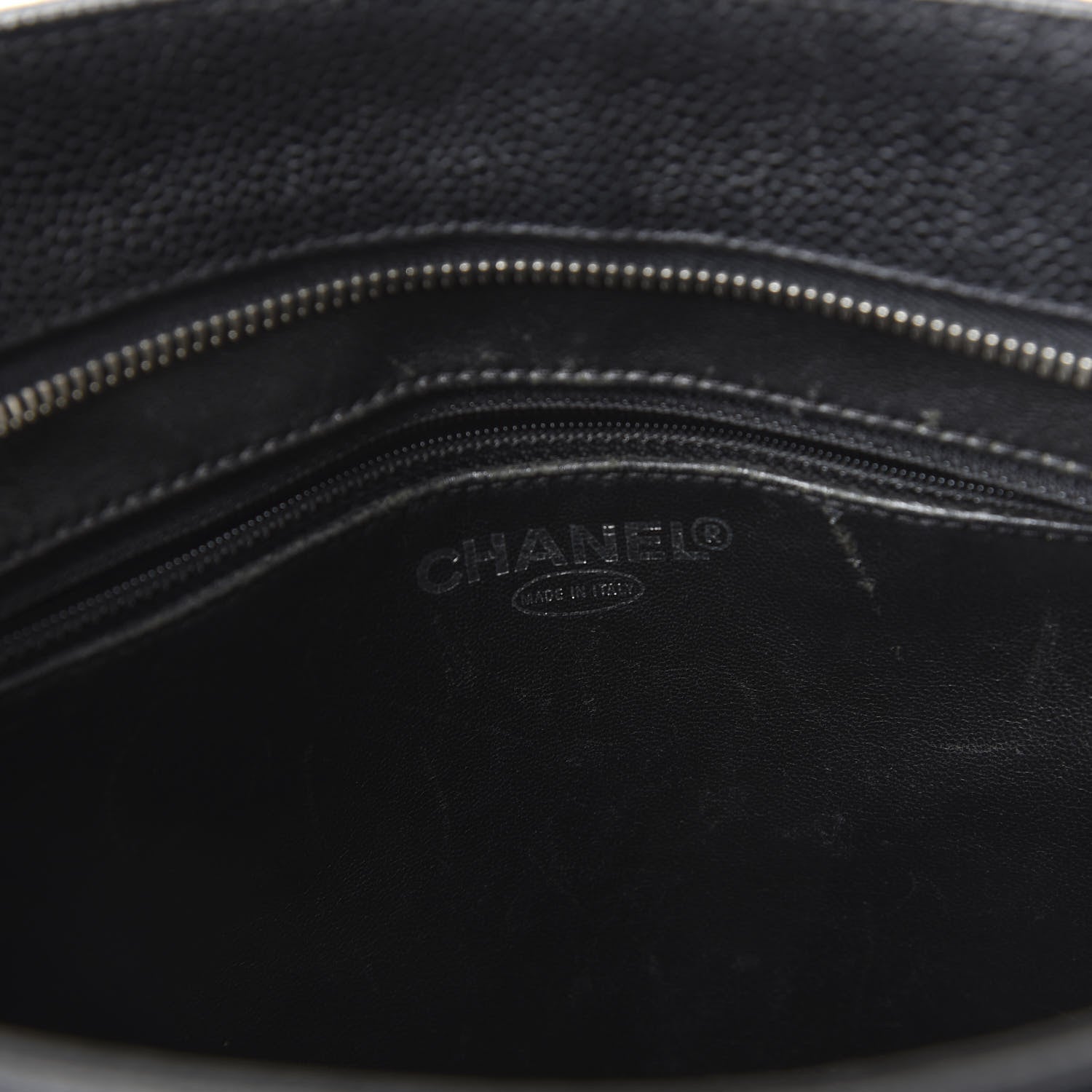 Chanel Caviar Quilted Medallion Tote Black 7 of 10