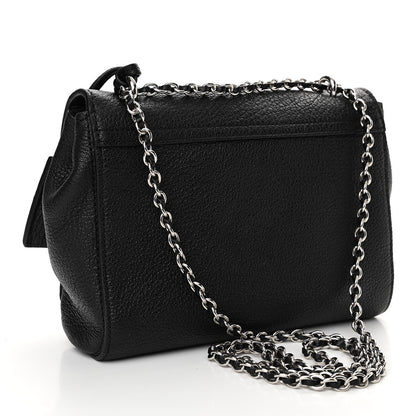Mulberry Glossy Goatskin Small Lily Flap Black 3 of 11