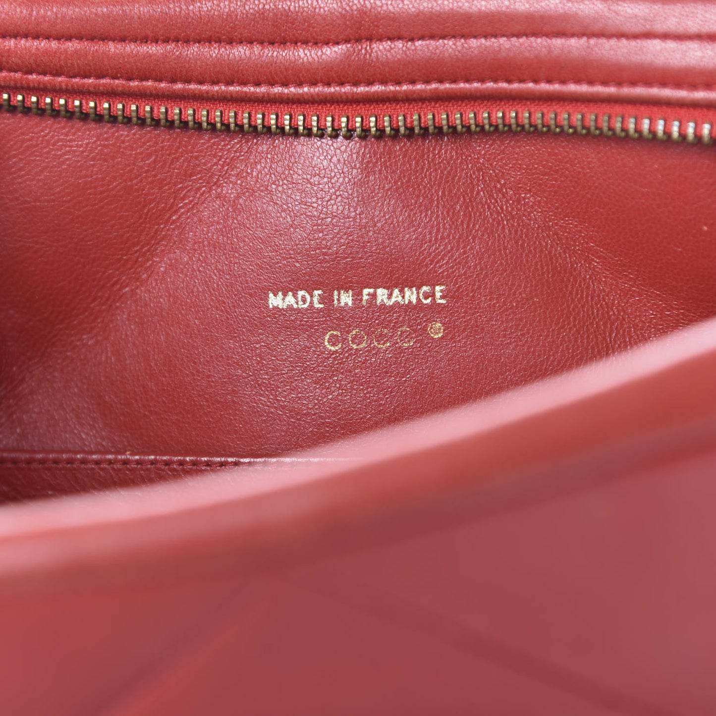 Lambskin Quilted Crossbody Red