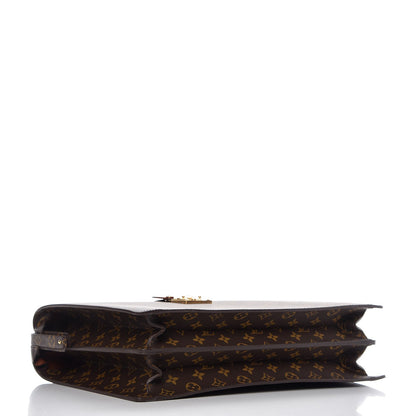 Louis Vuitton Monogram Serviette Fermoir NM Briefcase 4 of 9