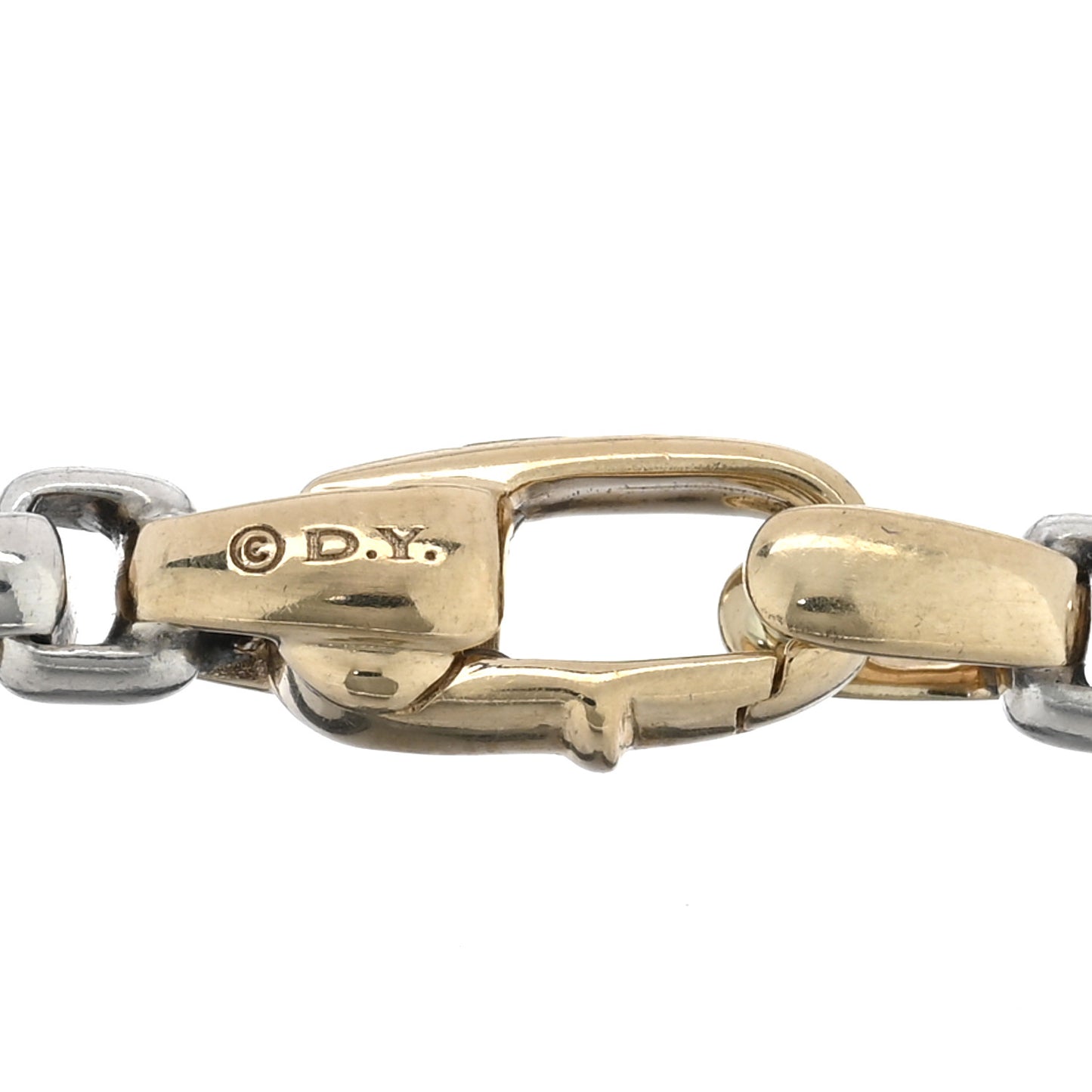 Sterling Silver 14K Yellow Gold 4mm Box Chain Bracelet