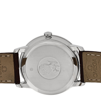 Omega Stainless Steel Alligator 39.5mm De Ville Prestige Automatic Watch Silver 424.13.40.20.02.002 Silver 4 of 4