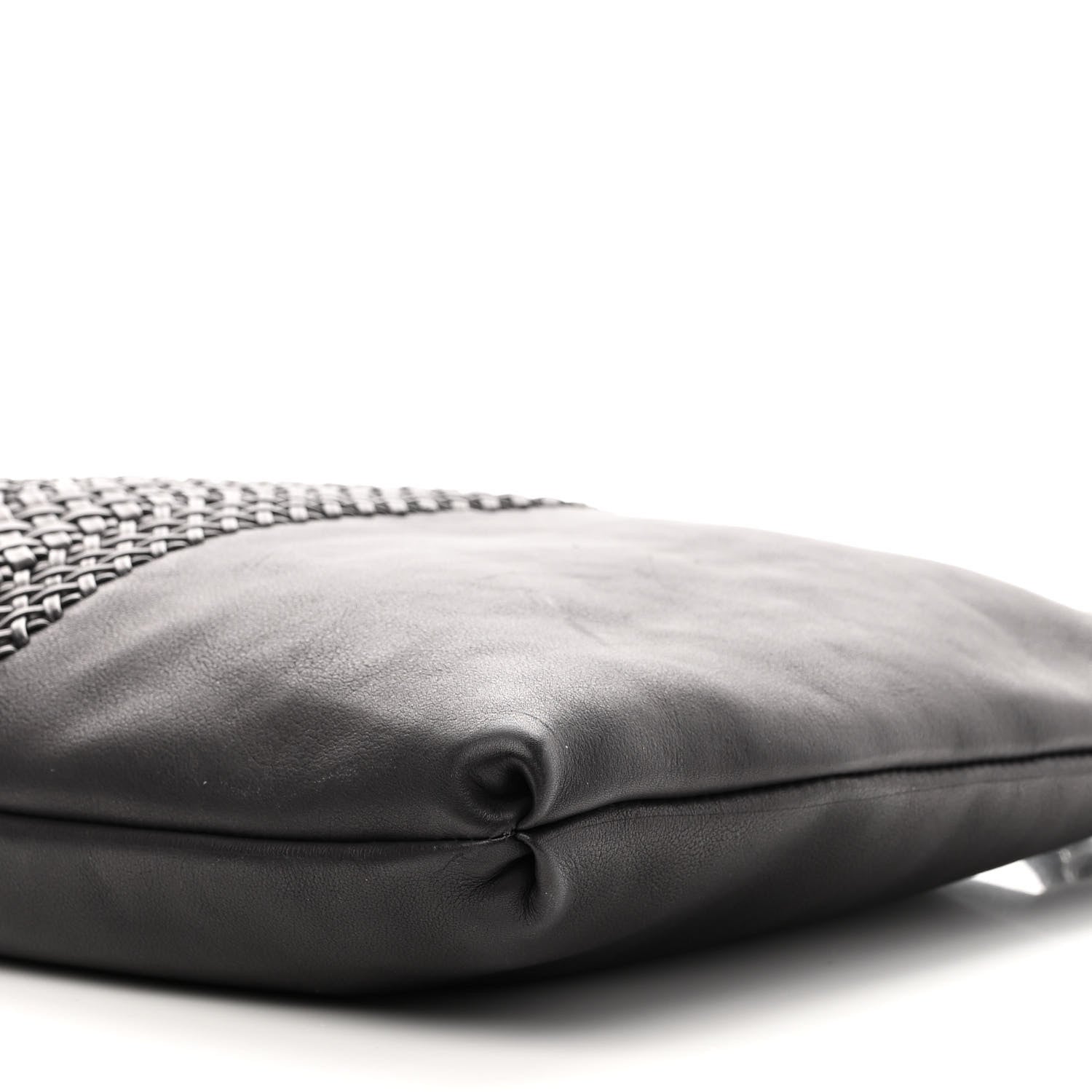 Gucci Calfskin Handmade Medium Shoulder Bag Black 9 of 9