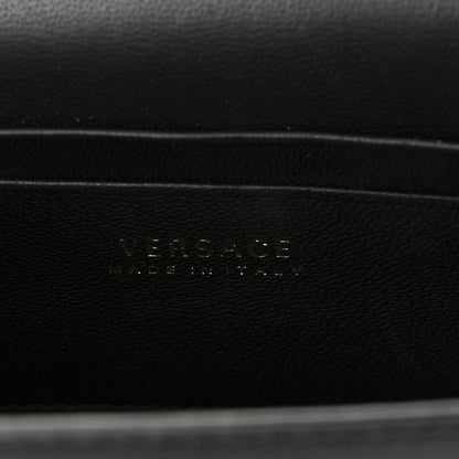 Versace Calfskin Mini Icon Handbag Black 6 of 10