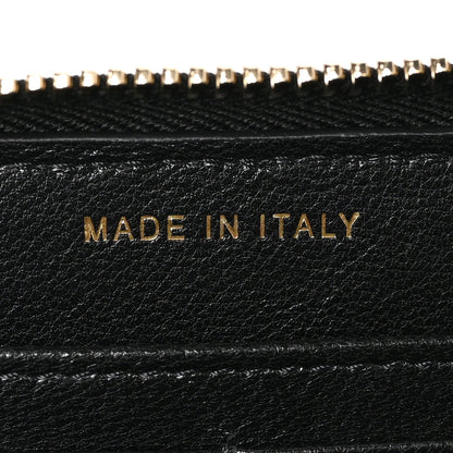 Chanel Lambskin Quilted 19 Long Zipped Around Wallet Black 7 of 7