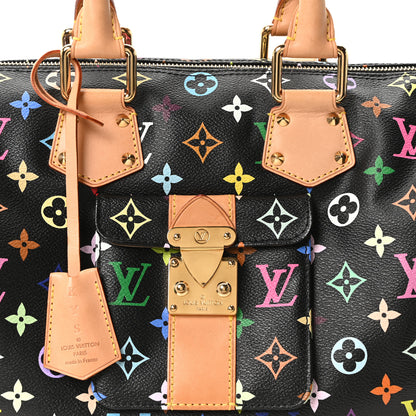 Louis Vuitton Monogram Multicolor Speedy 30 Black 7 of 9
