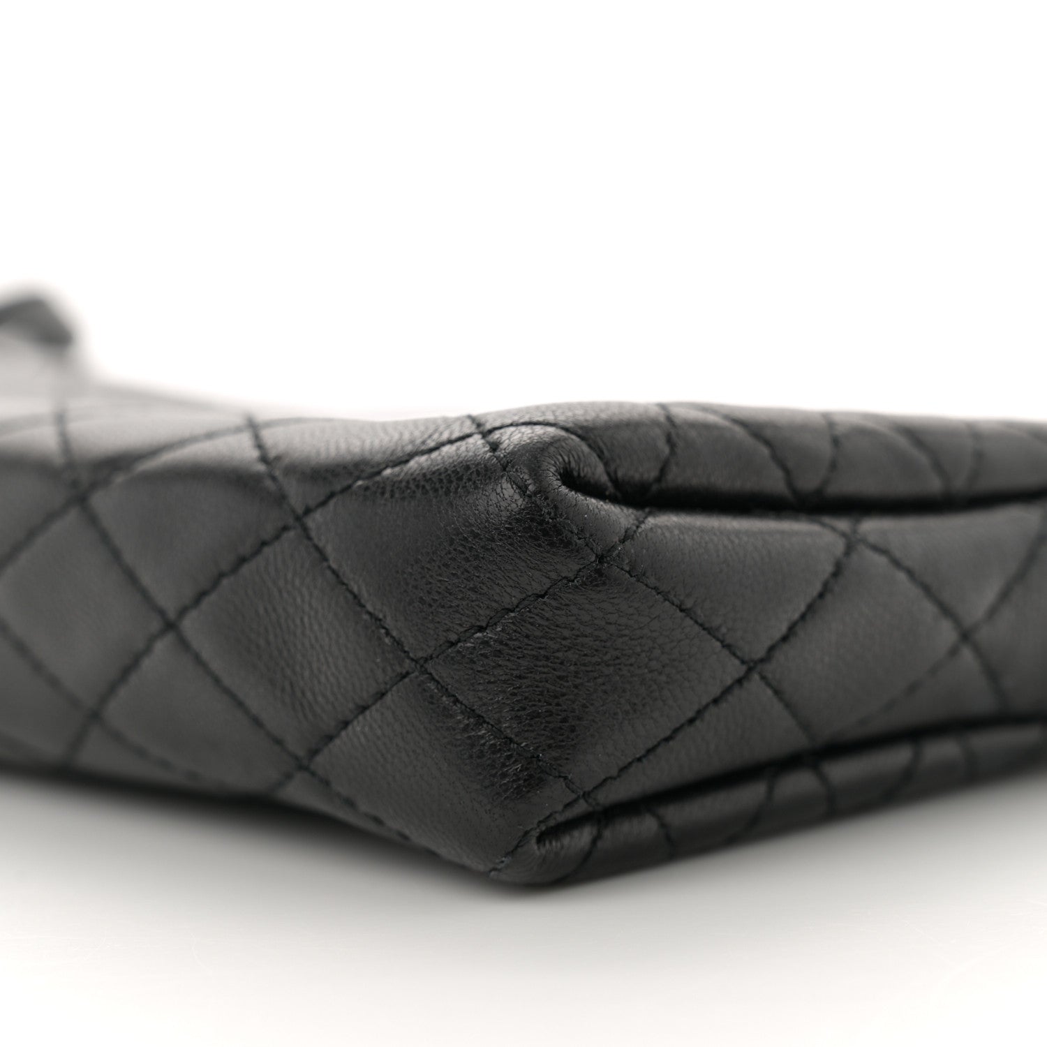 Saint Laurent Lambskin Quilted Gaby Zipped Pouch Black 10 of 11