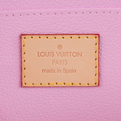 Louis Vuitton Monogram Multicolor Cosmetic Pouch White Litchi 6 of 7