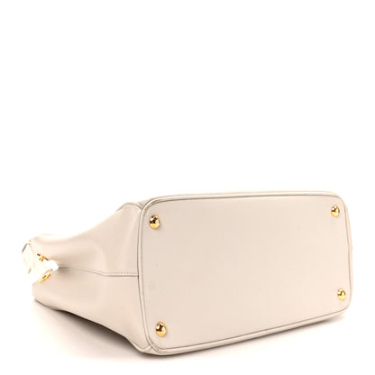 Prada Saffiano Lux Medium Galleria Double Zip Tote Talco 4 of 11