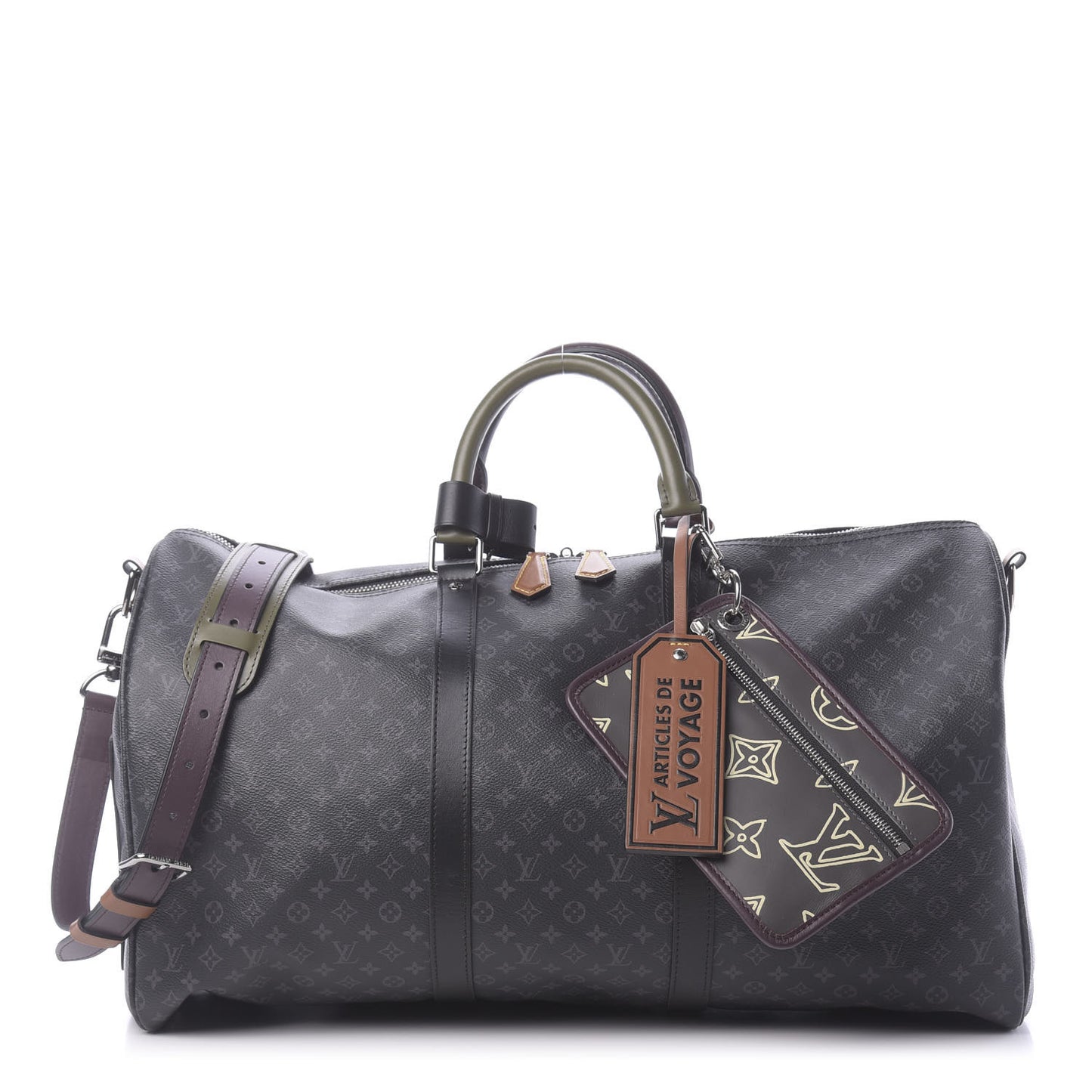 Monogram Eclipse Patchwork Keepall Bandouliere 50