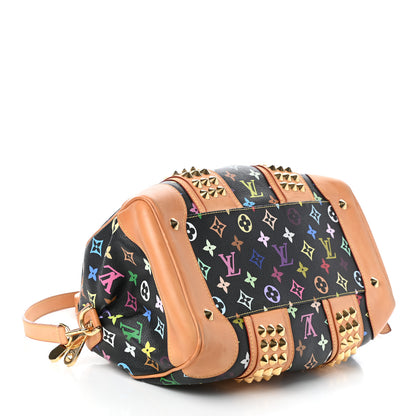 Louis Vuitton Monogram Multicolor Courtney MM Black 4 of 9