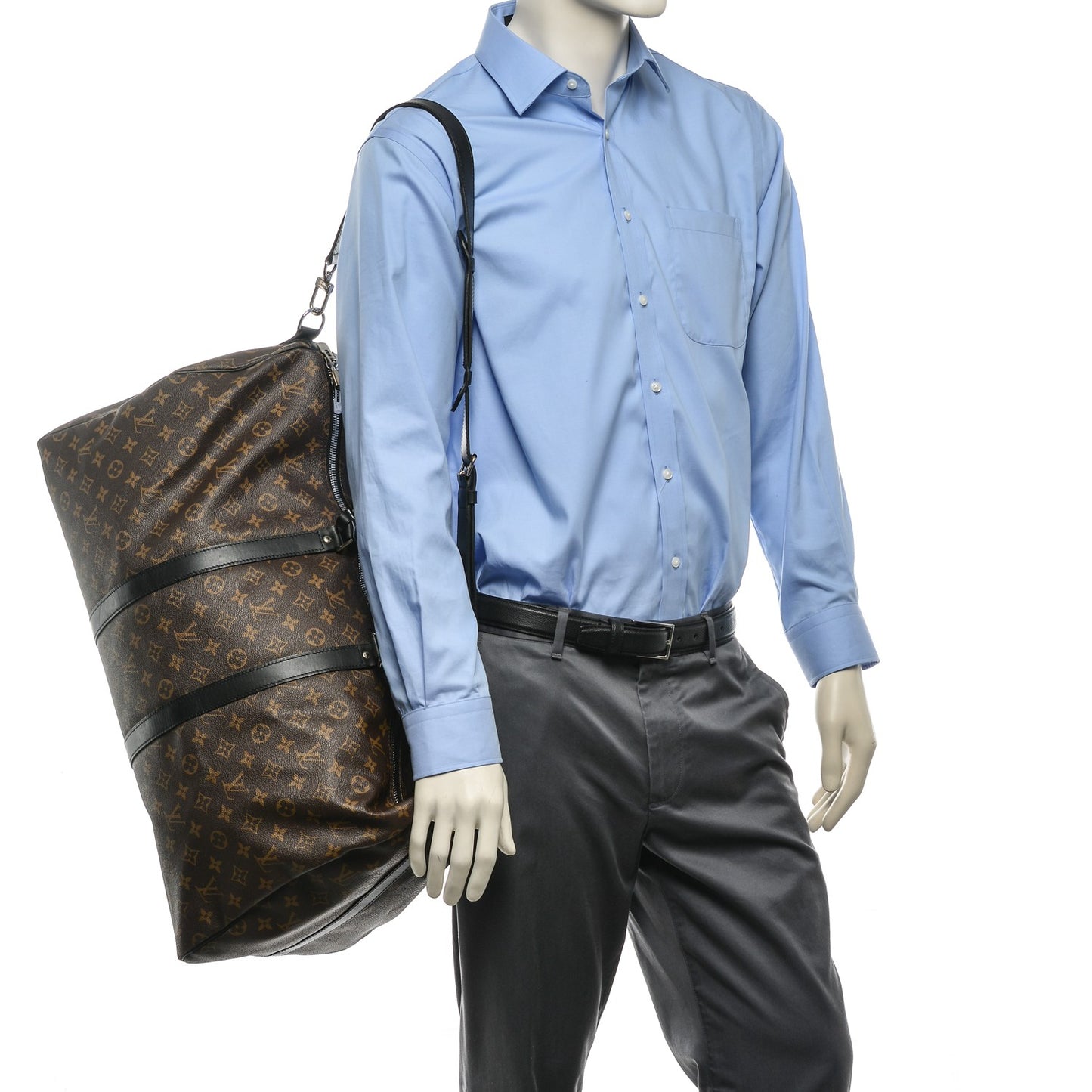 Monogram Macassar Keepall Bandouliere 55