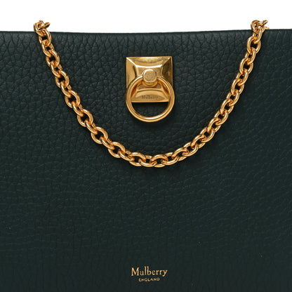Mulberry Heavy Grain Calfskin Iris Wallet On Chain Mulberry Green 8 of 10