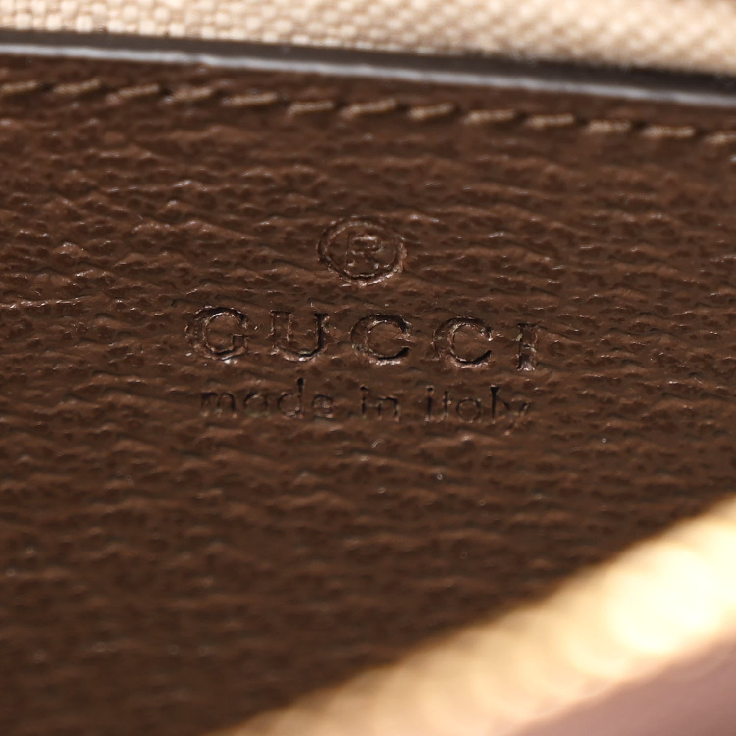 Gucci GG Supreme Monogram Textured Dollar Calfskin Web Small Ophidia GG Handbag Beige Ebony New Acero 6 of 11