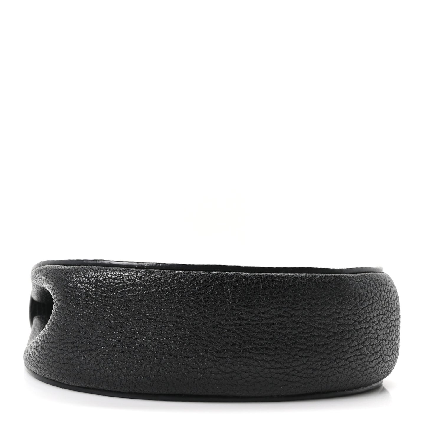 Grained Lambskin Drew Shoulder Bag Black