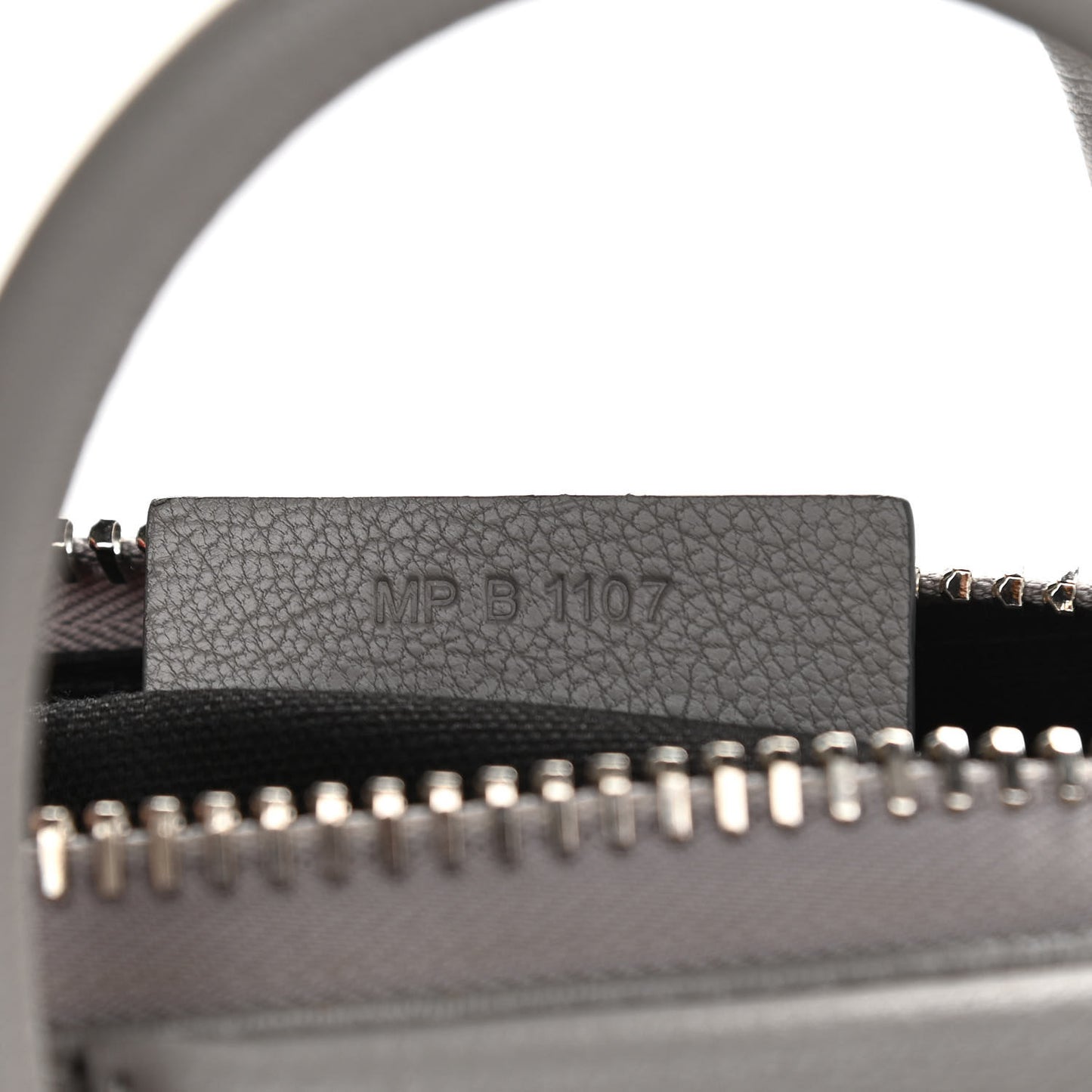Sugar Goatskin Mini Antigona Pearl Grey