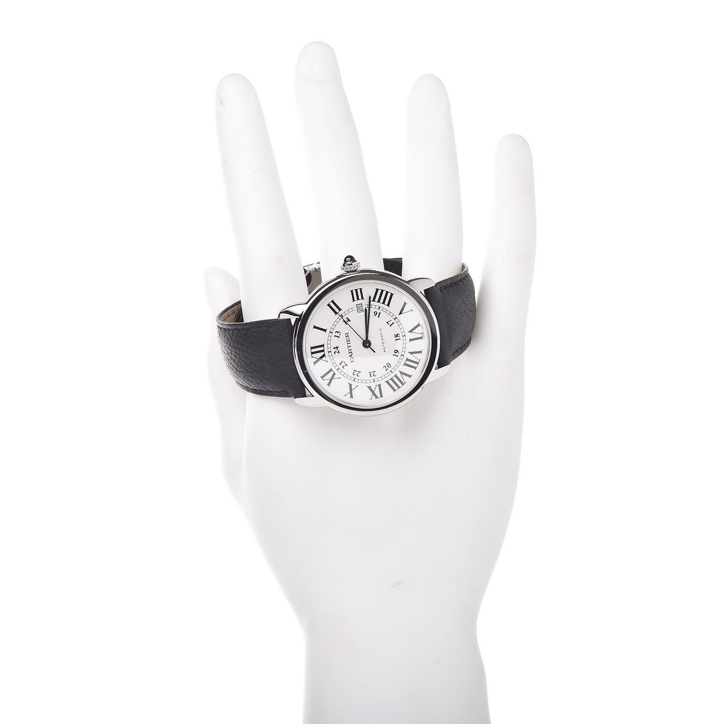 Stainless Steel Alligator 42mm Ronde Solo Automatic Watch