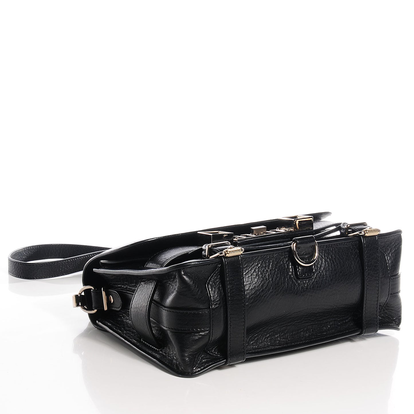 Leather PS11 Classic Shoulder Bag Black