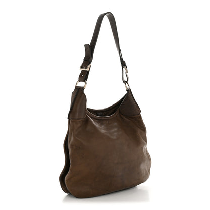 Prada Vitello Daino Hobo  Brown 3 of 17