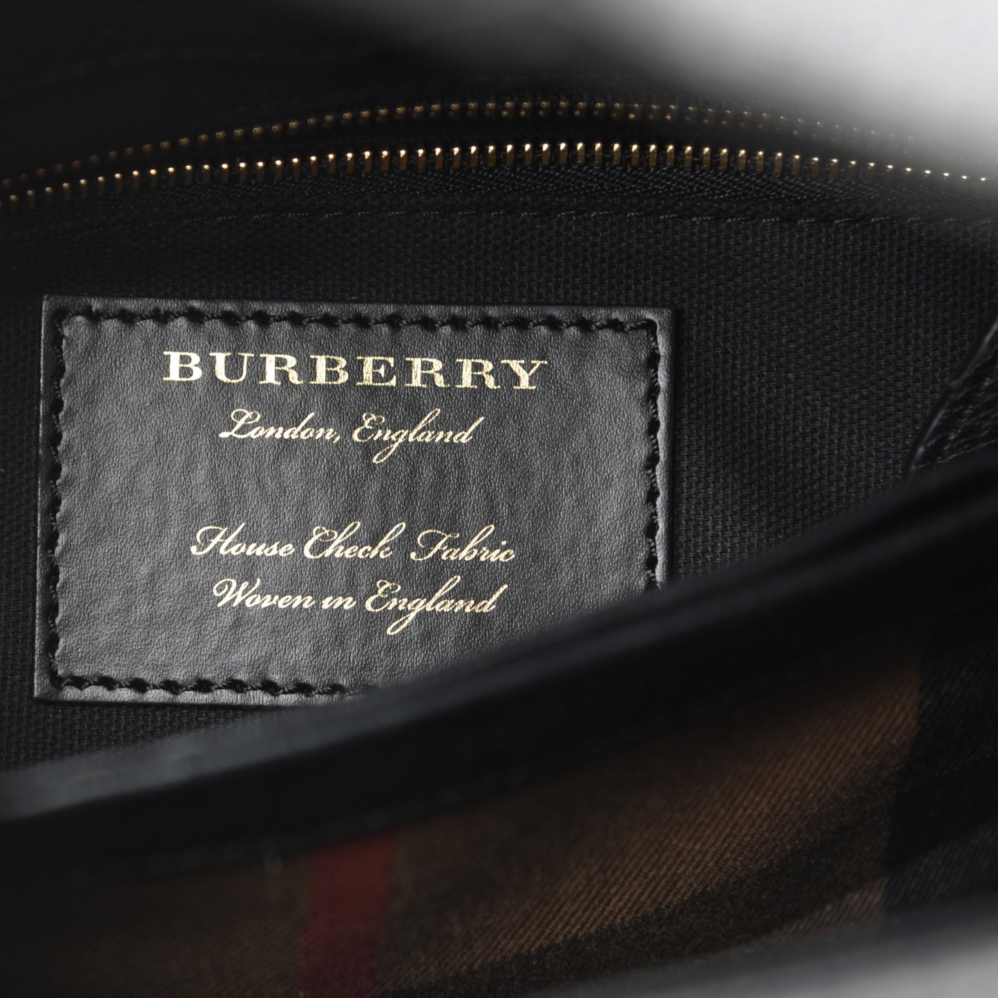 Derby Calfskin House Check Small Camberley Black