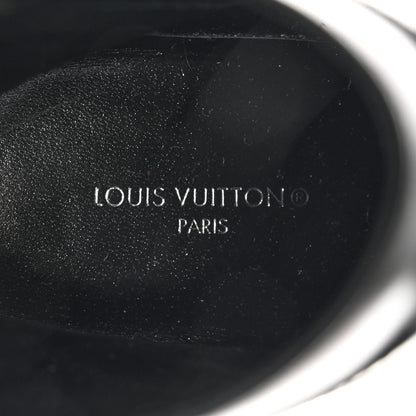 Louis Vuitton Calfskin Monogram Afterglow Platform Ankle Boots 39 Black 7 of 8