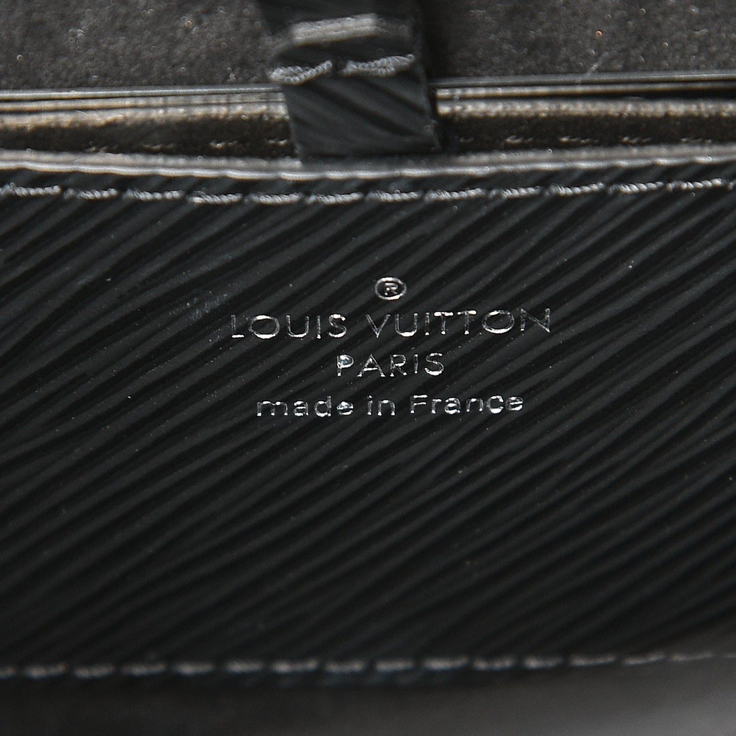 Epi Monogram Twist Shoulder Bag MM Black