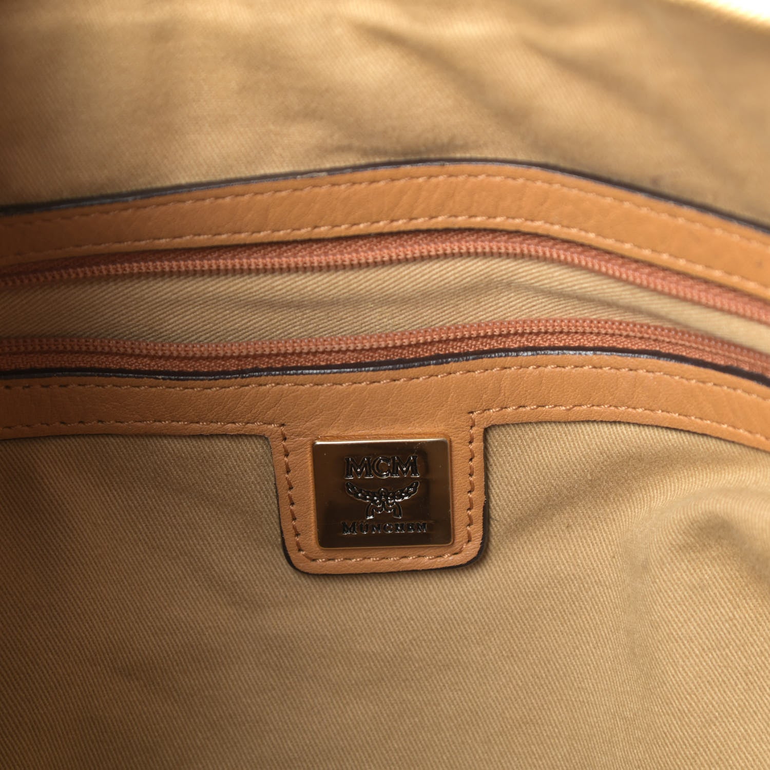 MCM Visetos Hobo Cognac 6 of 12