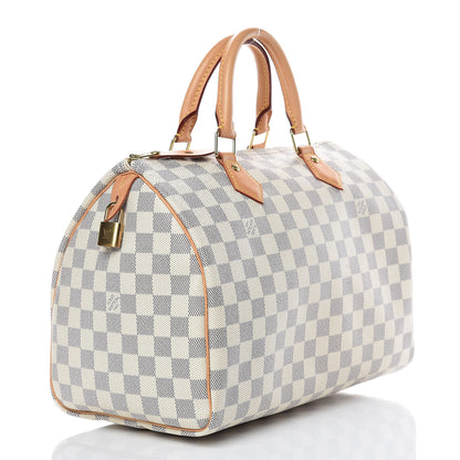Louis Vuitton Damier Azur Speedy 30 3 of 10
