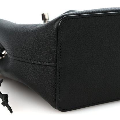 Louis Vuitton Calfskin Nano Lockme Bucket Black 8 of 9