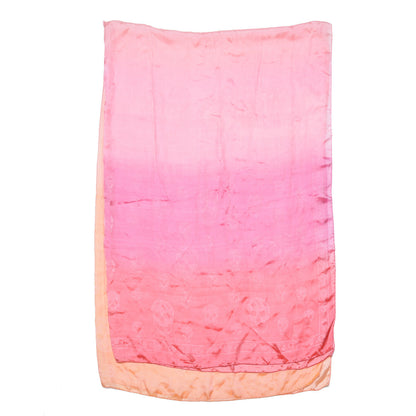 Alexander McQueen Silk Degrade Skull Scarf Pink 3 of 4