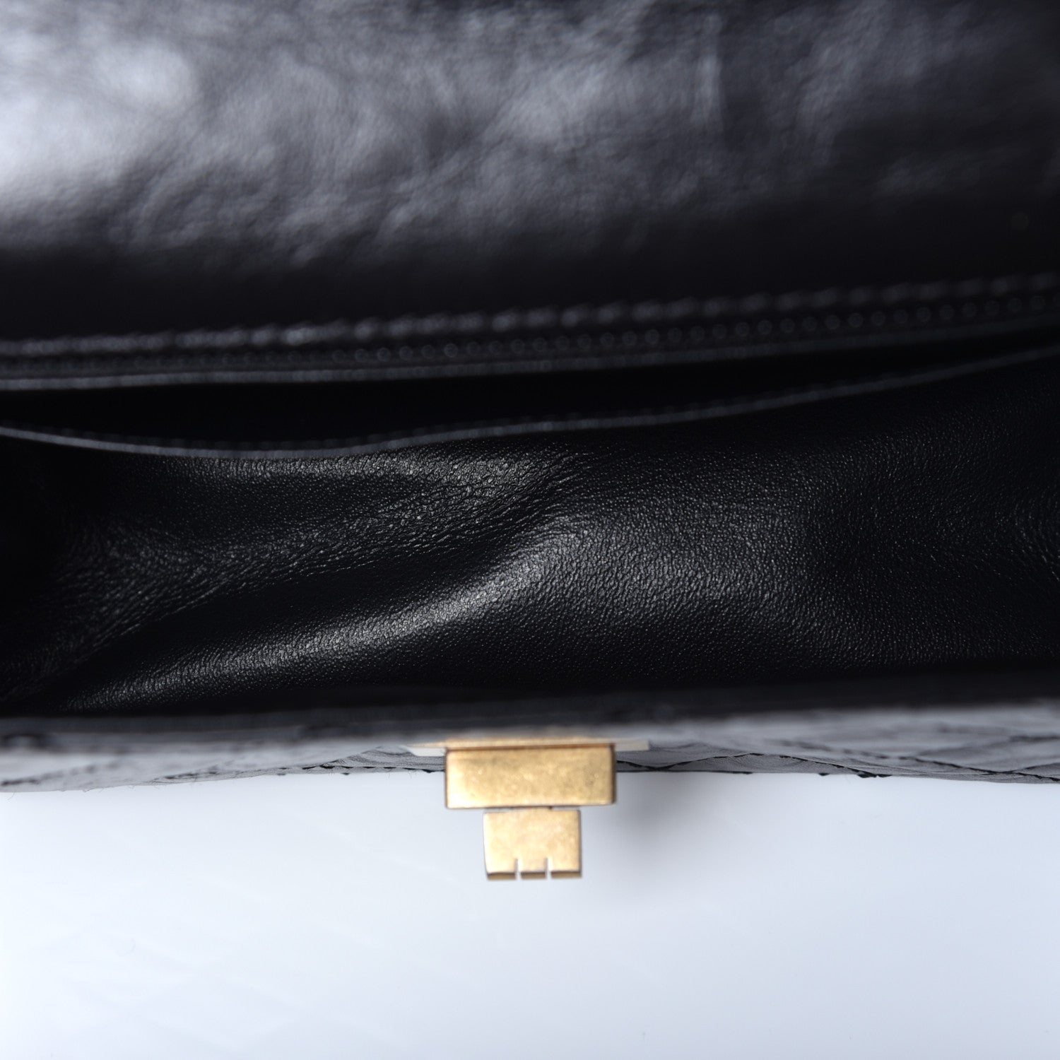 Chanel Aged Calfskin Quilted 2.55 Reissue Mini Flap Black 5 of 10