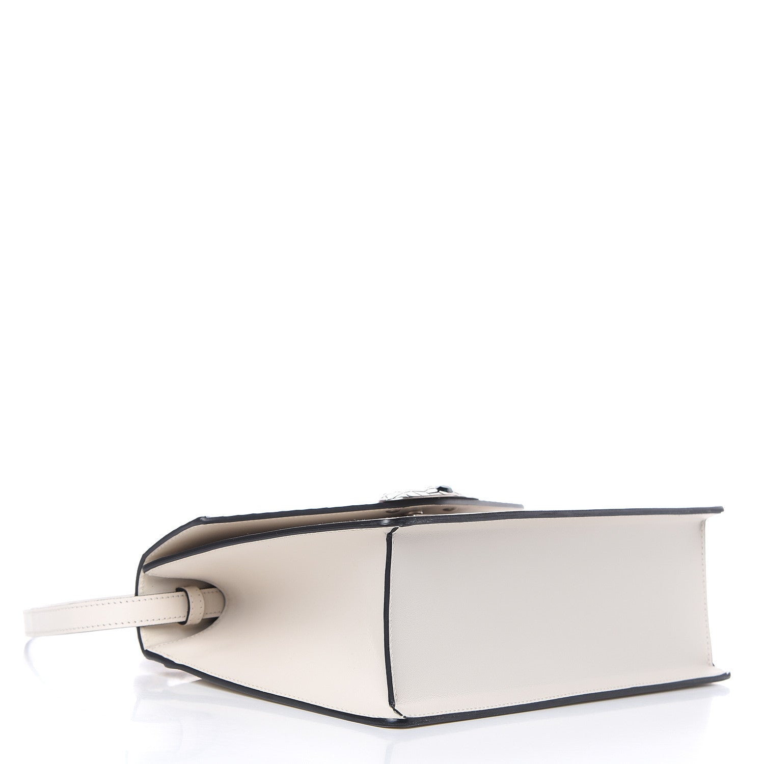 Gucci Calfskin Snakeskin Small Lilith Top Handle Bag White 4 of 10