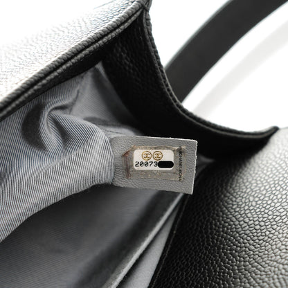 Chanel Caviar Quilted Medium Boy Flap Black 7 of 7