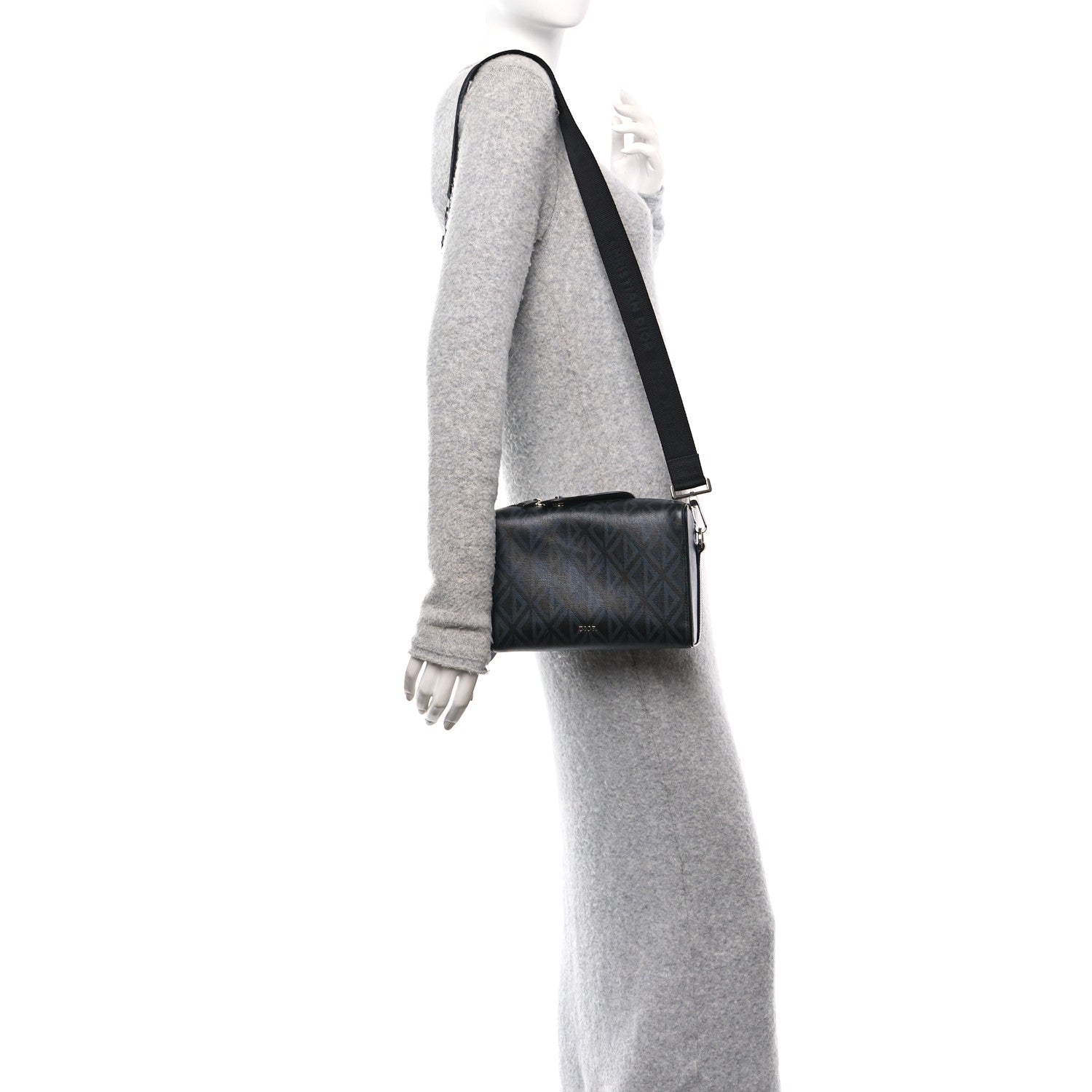Christian Dior Canvas CD Diamond Lingot 22 Bag Black 2 of 10
