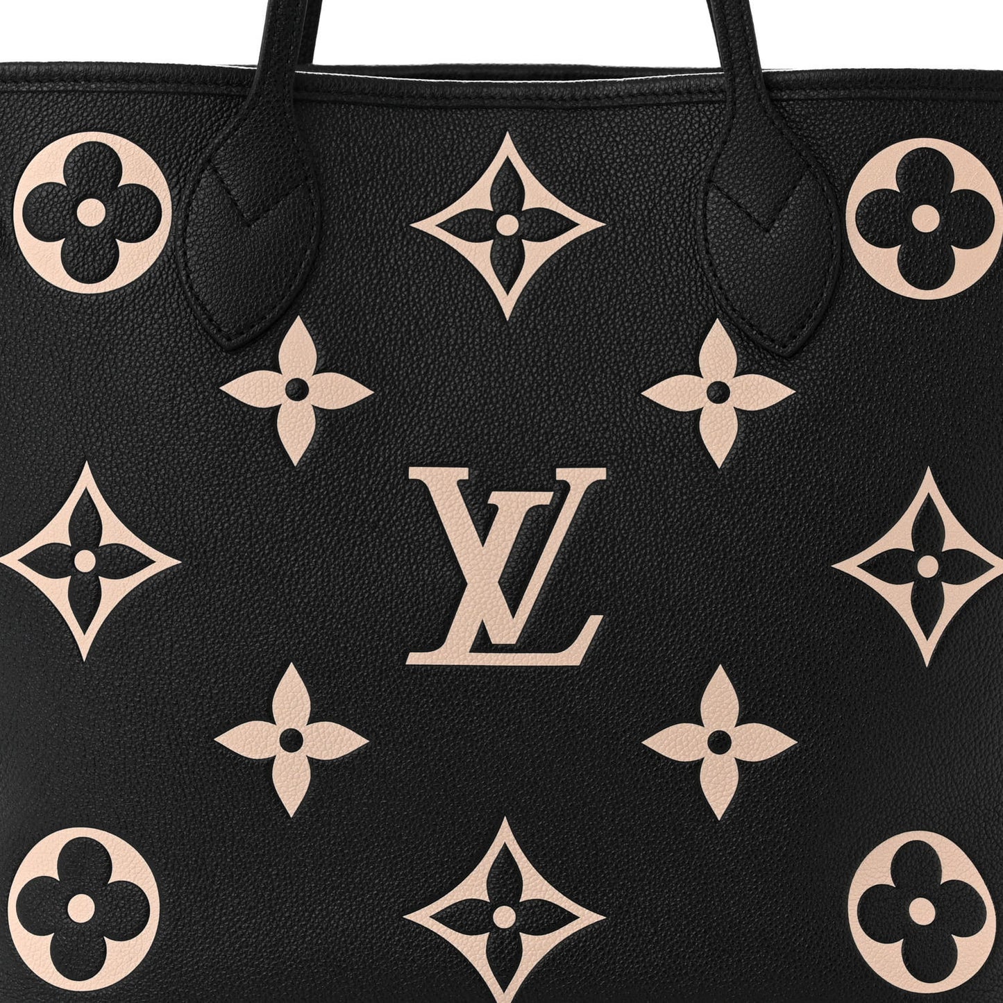 Empreinte Monogram Giant Neverfull MM Black Beige