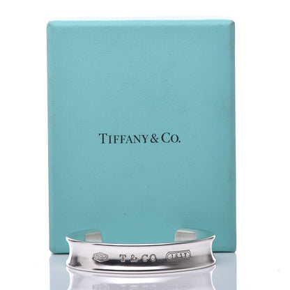 Tiffany Sterling Silver 1837 Cuff Bracelet 5 of 10