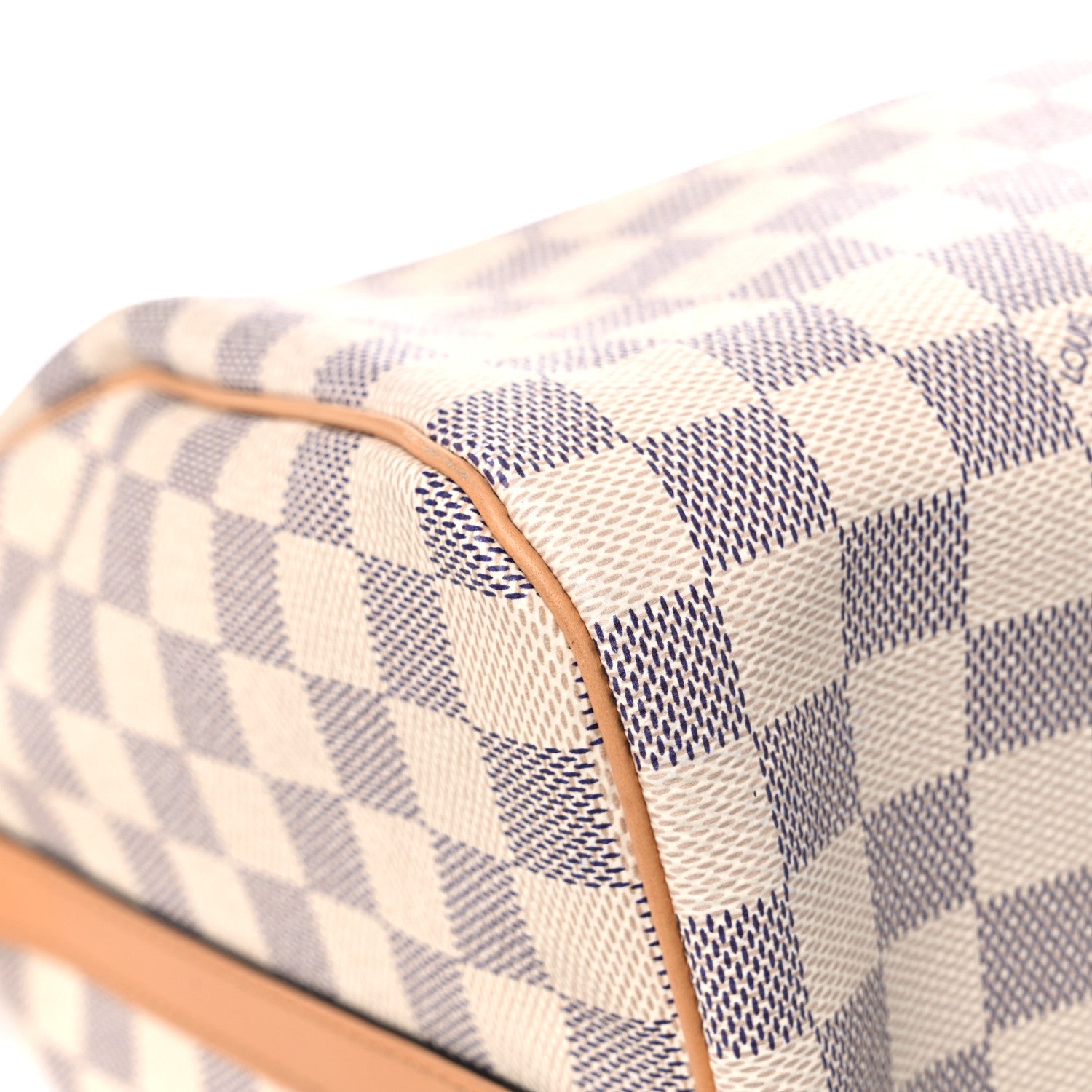 Louis Vuitton Damier Azur Braided Speedy Bandouliere 30 Blue 8 of 17