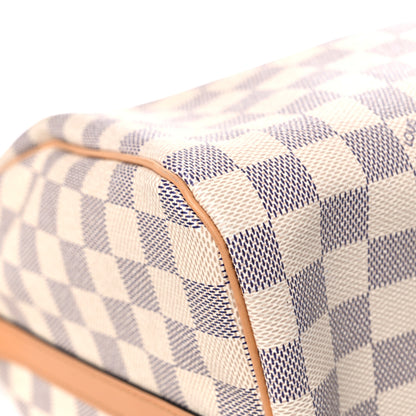 Louis Vuitton Damier Azur Braided Speedy Bandouliere 30 Blue 8 of 17