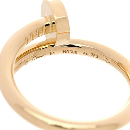 Cartier 18K Yellow Gold Juste Un Clou Ring 54 7 5 of 5