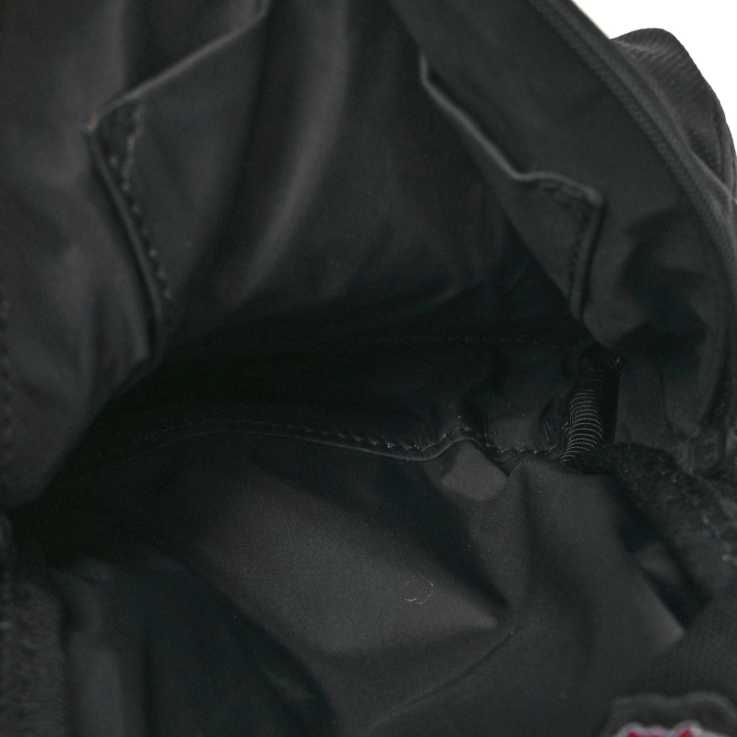 Recycled Casual Nylon Gamer Patches Mini Crossbody Backpack Black