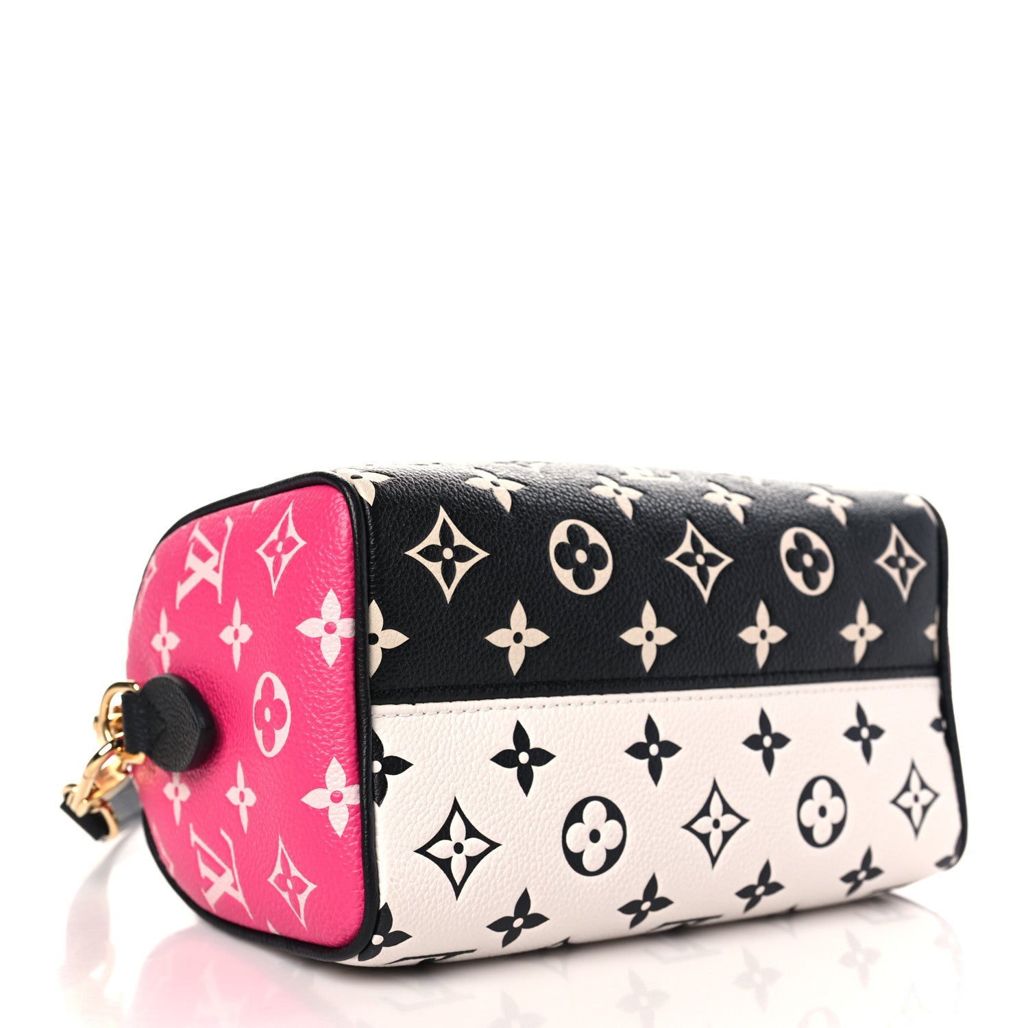 Louis Vuitton Empreinte Monogram Spring in the City Speedy Bandouliere 20 Black White Pink 4 of 8
