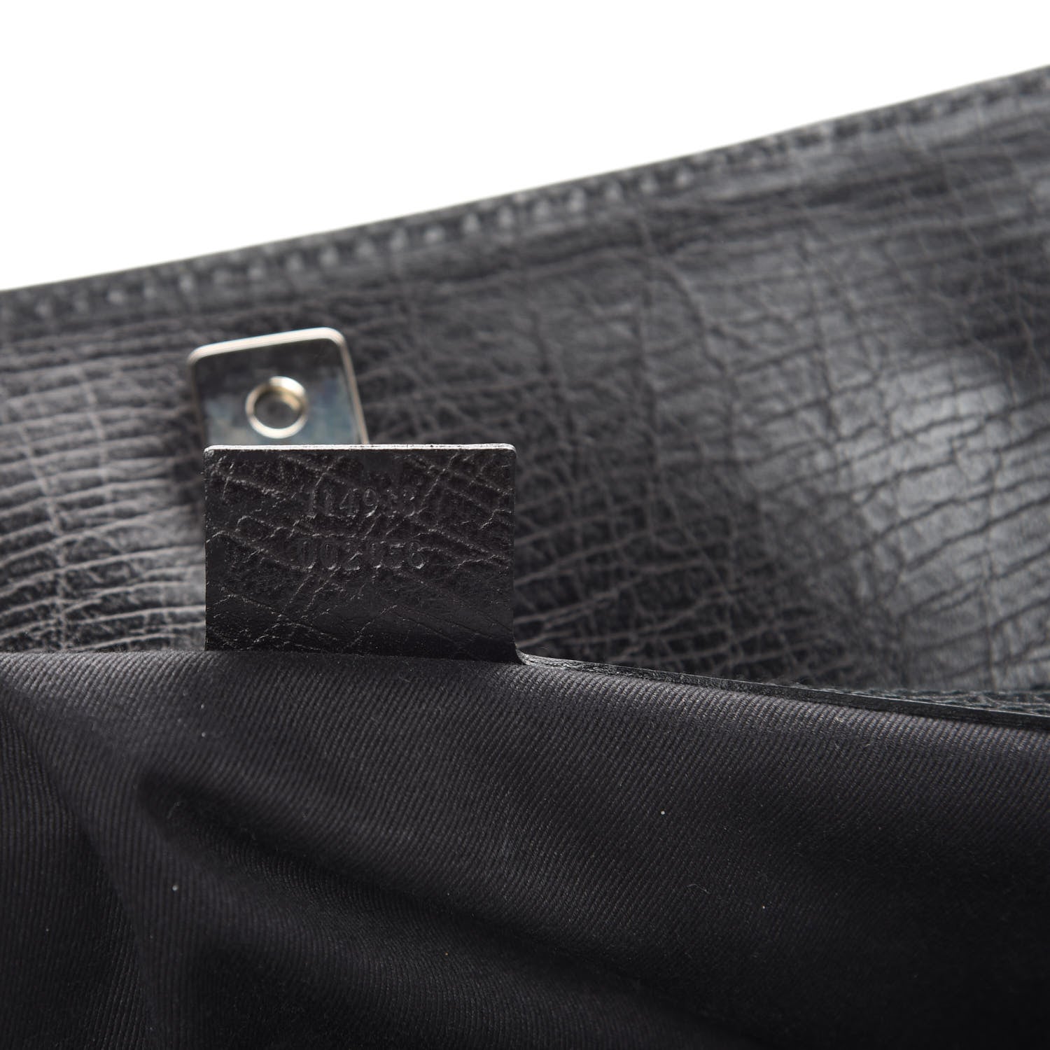 Gucci Monogram Horsebit Chain Shoulder Bag Black 8 of 13