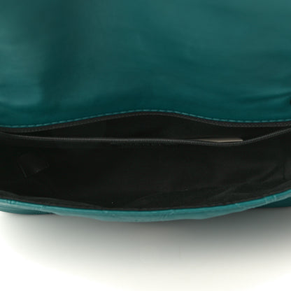 Chanel Lambskin Quilted Large Soft Touch Flap Green 6 of 20