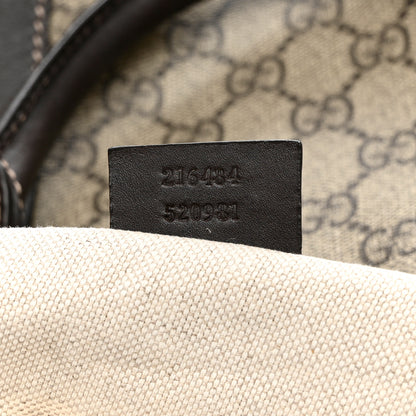 Gucci GG Plus Monogram Medium Carry On Duffle Bag Brown 7 of 12