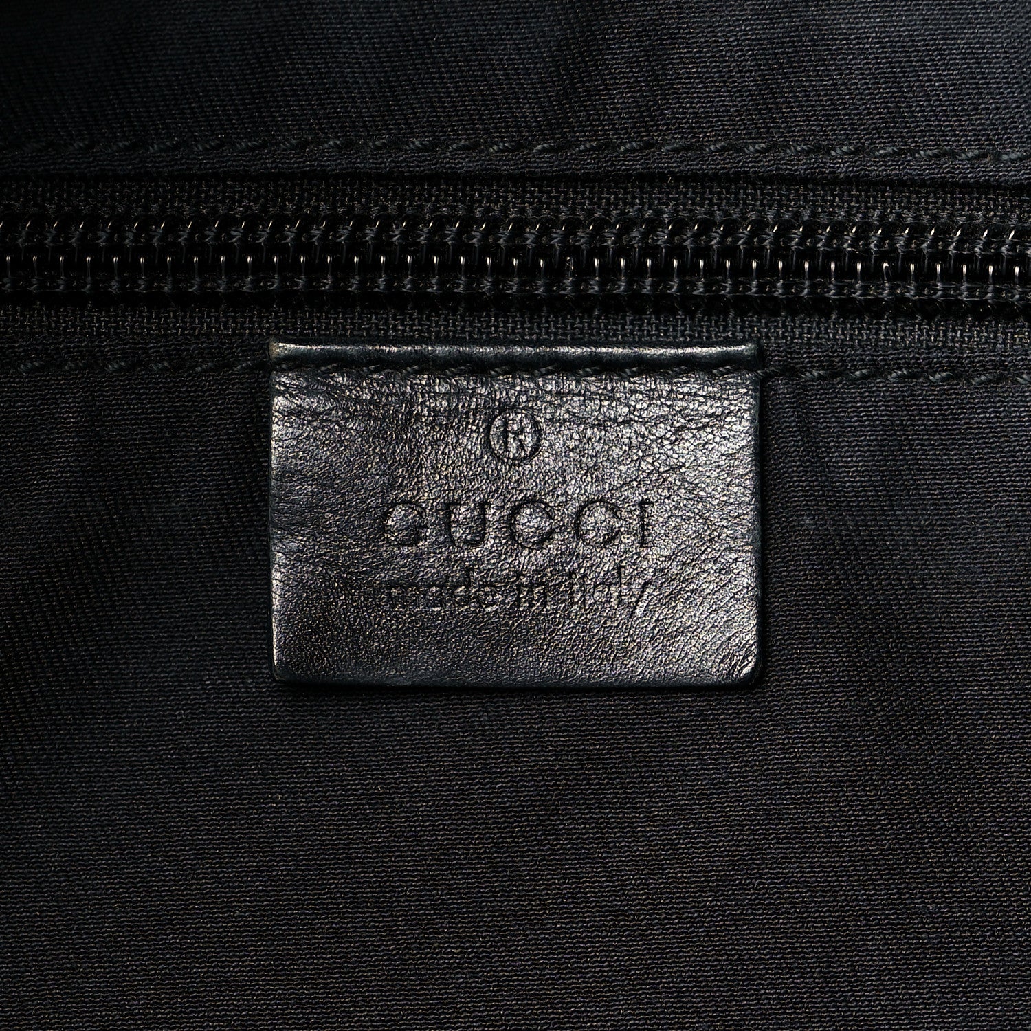 Gucci Monogram Calfskin Perforated Medium Flat Messenger Bag Black 6 of 14